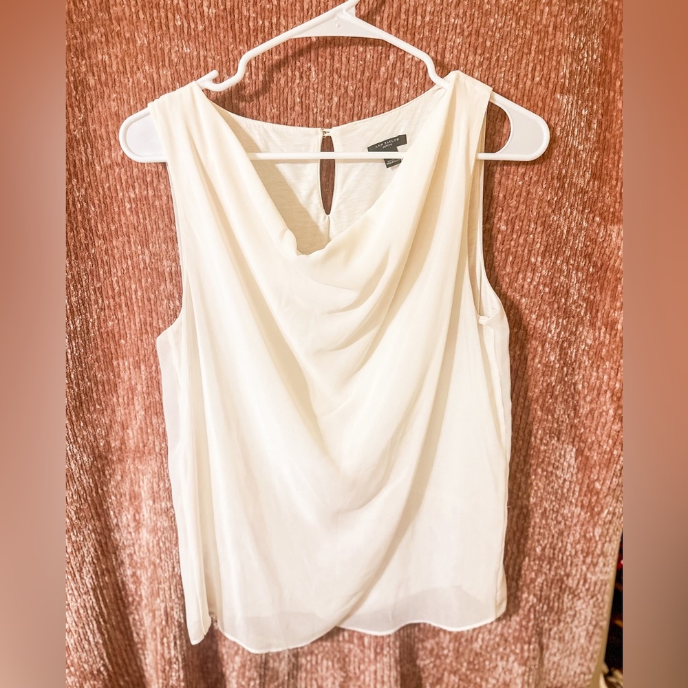 Ann Taylor sleeveless blouse -MP